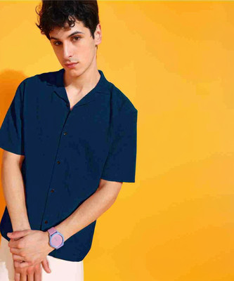 fitoda fashion Men Solid Casual Multicolor Shirt