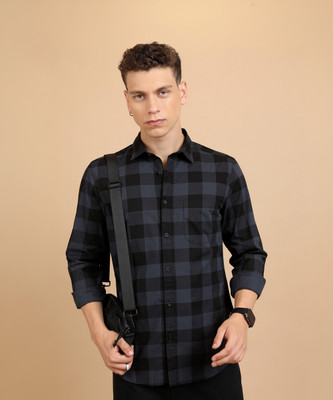 HIGHLANDER Men Checkered Casual Multicolor Shirt