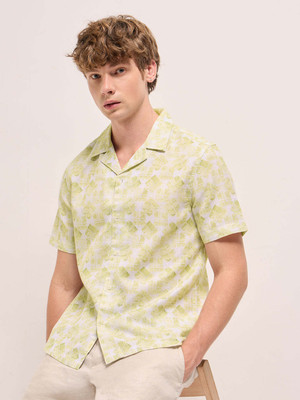THE BEAR HOUSE Men Printed Casual Multicolor Shirt