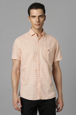 LOUIS PHILIPPE Men Printed Casual Orange, White Shirt