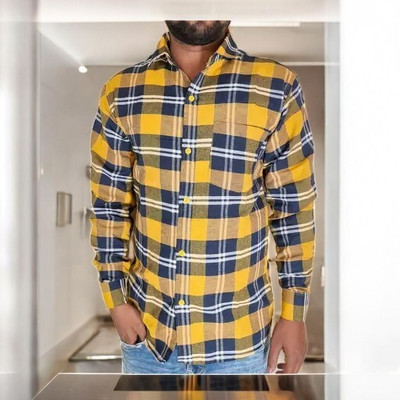 SHAH TEXTILES Men Checkered Formal Multicolor Shirt