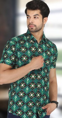 BASE 41 Men Printed Casual Multicolor Shirt