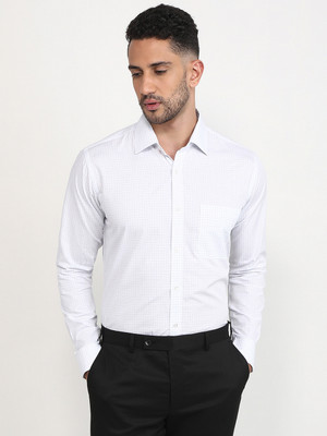 Raymond Men Solid Formal White Shirt