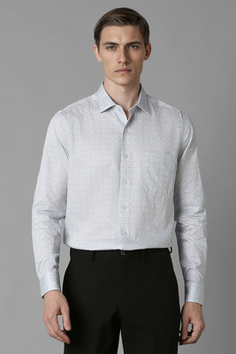 LOUIS PHILIPPE Men Printed Formal Blue Shirt