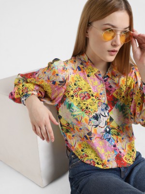 ONLY Women Printed Casual Multicolor Shirt