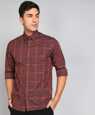 Arrow Sport Men Checkered Casual Blue Shirt