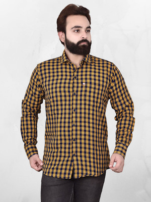 V K Creation Men Checkered Casual Multicolor Shirt