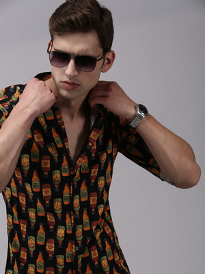 SHOWOFFFF Men Printed Casual Multicolor Shirt