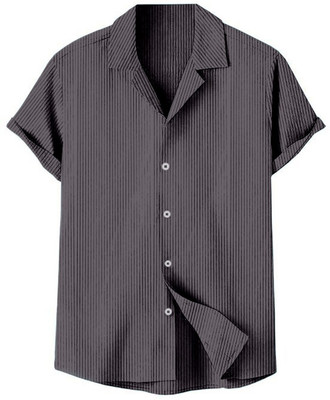 COMBRAIDED Men Striped Casual Multicolor Shirt
