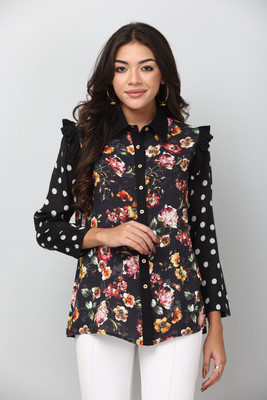 TSM Women Printed Casual Multicolor Shirt