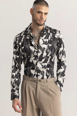 zyromen Men Printed Lounge Wear Multicolor Shirt