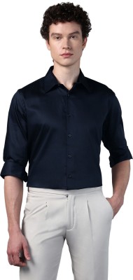 Don Vino Men Solid Formal Blue Shirt