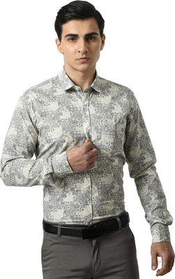 Pebco Men Printed Formal Multicolor Shirt