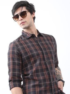 HIGHLANDER Men Checkered Casual Multicolor Shirt