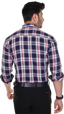Marc Laurent Men Checkered Formal Multicolor Shirt