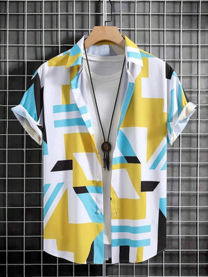 METRONAUT Men Printed Casual Multicolor Shirt
