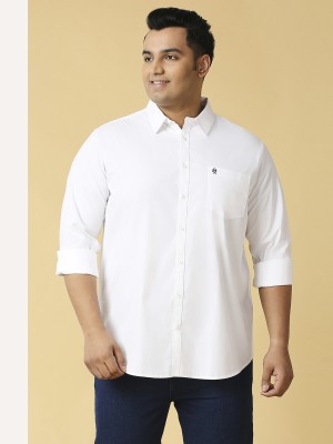 THOMAS SCOTT Men Solid Casual White Shirt