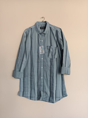 Goodza Men Solid Casual White Shirt