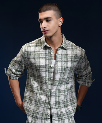 HIGHLANDER Men Checkered Casual Multicolor Shirt