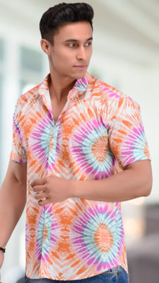 BASE 41 Men Military Camouflage Casual Multicolor Shirt
