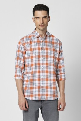 VAN HEUSEN Men Checkered Casual Multicolor Shirt