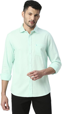 BASICS Men Solid Casual Green Shirt
