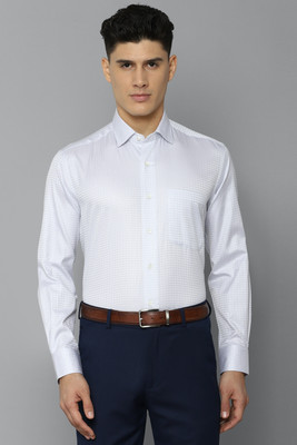 LOUIS PHILIPPE Men Striped Formal White Shirt