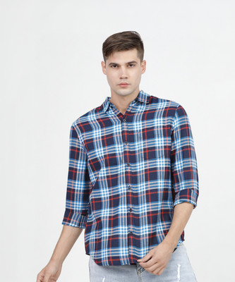 KETCH Men Checkered Casual Multicolor Shirt