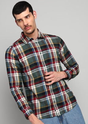 BEING HUMAN Men Checkered Casual Multicolor Shirt