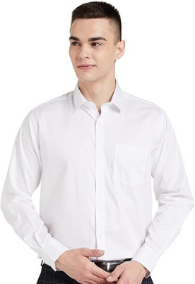 StellLIFESTYLE Trend Men Solid Casual White Shirt