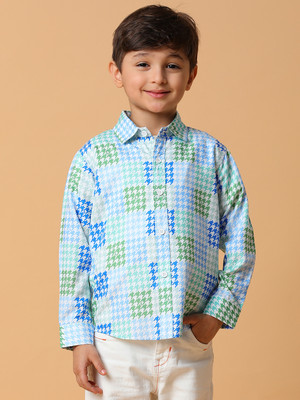 TALES & STORIES Boys Printed Casual Multicolor Shirt