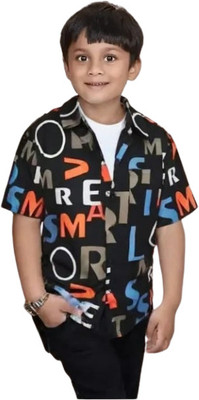 Sanwariyaa Boys Printed Casual Multicolor Shirt