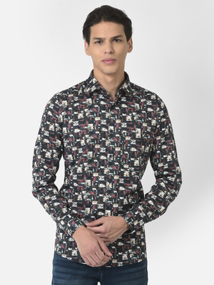 CRIMSOUNE CLUB Men Printed Casual Multicolor Shirt
