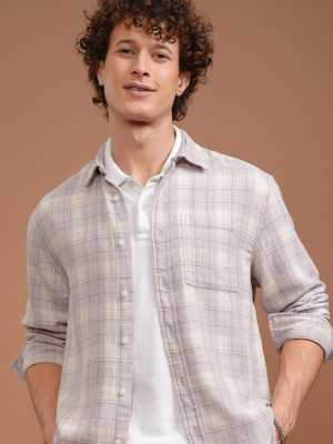 HIGHLANDER Men Checkered Casual Multicolor Shirt