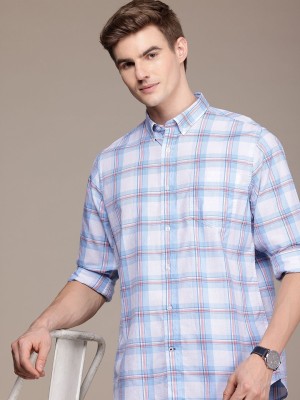 NAUTICA Men Checkered Casual White Shirt