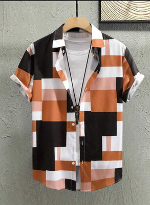 Varni Creation Men Printed Casual Multicolor Shirt