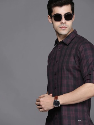 DUCATI Men Solid Casual Black Shirt