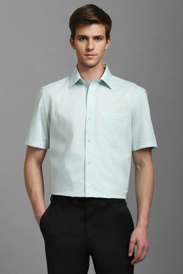 LOUIS PHILIPPE Men Printed Formal Green Shirt