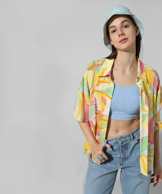 ONLY Women Printed Casual Multicolor Shirt