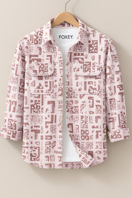 FOXEY Men Printed Casual Multicolor Shirt