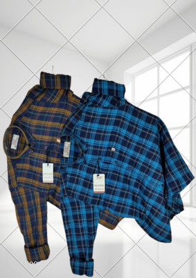TIKI TEES TRENDING Men Checkered Casual Multicolor Shirt(Pack of 2)