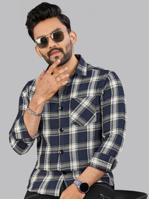 METRONAUT Men Checkered Casual Multicolor Shirt