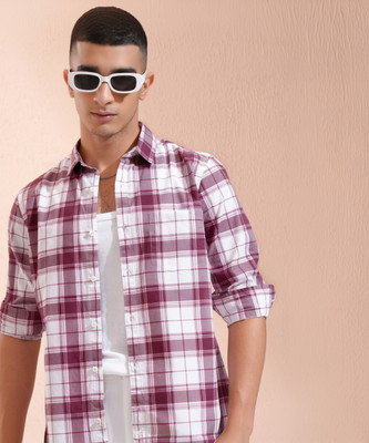 HIGHLANDER Men Checkered Casual Multicolor Shirt