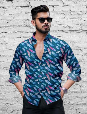 shivay Men Printed Party Multicolor Shirt