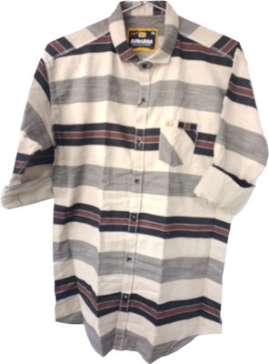 Arham Men Striped Casual Multicolor Shirt