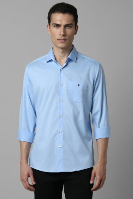 LOUIS PHILIPPE Men Solid Casual Light Blue Shirt