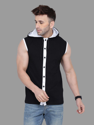 Lawful Casual Men Solid Casual Black Shirt