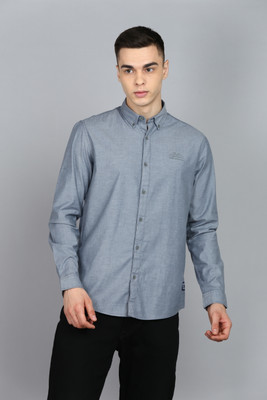 Allen Solly Men Solid Casual Black Shirt