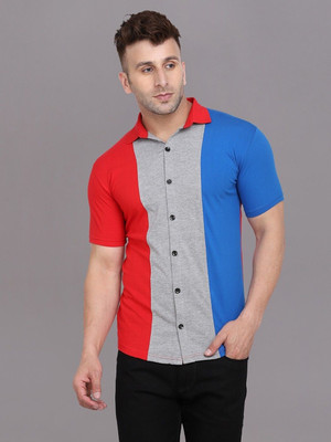 BEYOU FASHION Men Solid Casual Multicolor Shirt