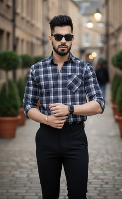 Bloviate Men Embroidered Casual Multicolor Shirt